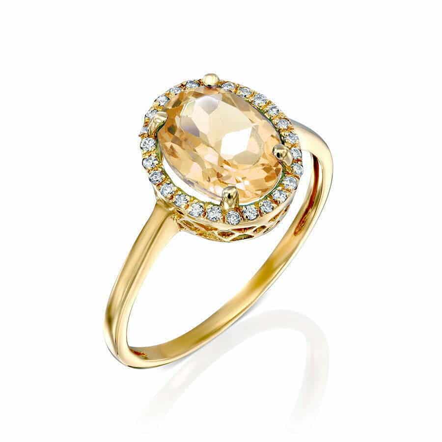 טבעת אבני חן יהלומים Rd3565ct Y